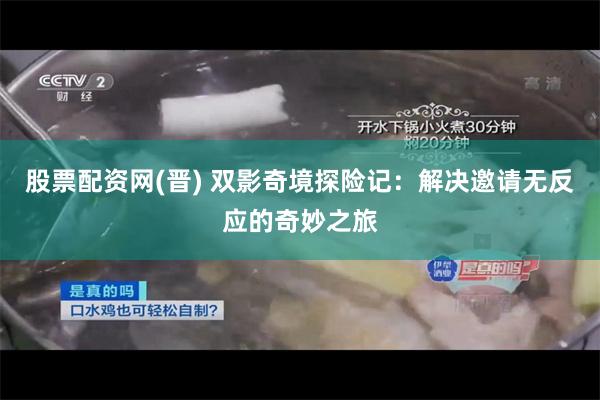 股票配资网(晋) 双影奇境探险记：解决邀请无反应的奇妙之旅