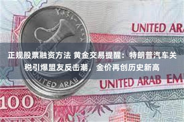 正规股票融资方法 黄金交易提醒：特朗普汽车关税引爆盟友反击潮，金价再创历史新高