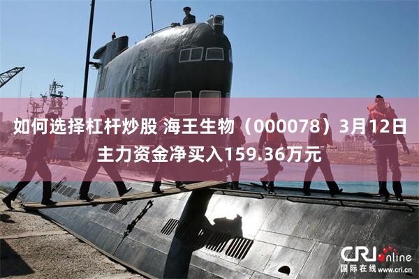 如何选择杠杆炒股 海王生物（000078）3月12日主力资金净买入159.36万元