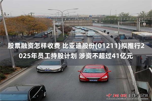 股票融资怎样收费 比亚迪股份(01211)拟推行2025年员工持股计划 涉资不超过41亿元