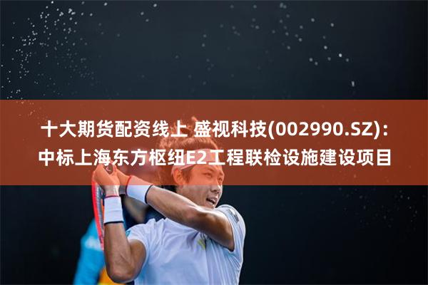十大期货配资线上 盛视科技(002990.SZ)：中标上海东方枢纽E2工程联检设施建设项目