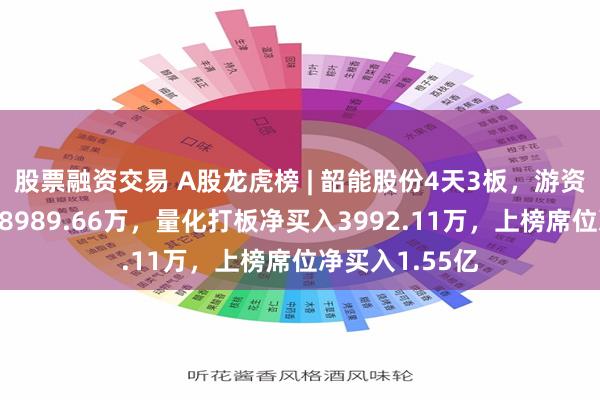股票融资交易 A股龙虎榜 | 韶能股份4天3板，游资消闲派净买入8989.66万，量化打板净买入3992.11万，上榜席位净买入1.55亿