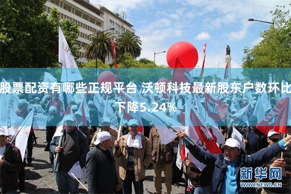 股票配资有哪些正规平台 沃顿科技最新股东户数环比下降5.24%