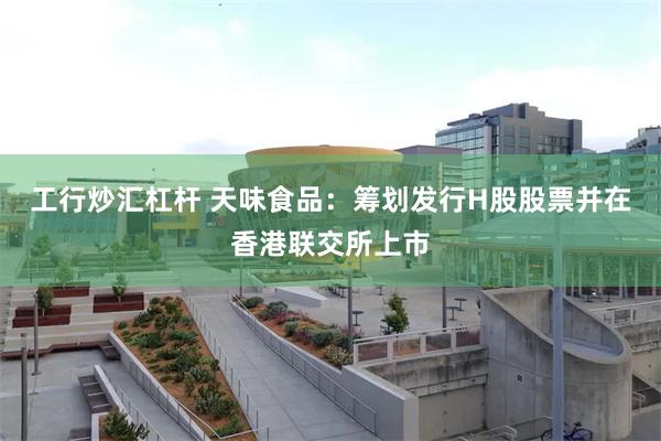 工行炒汇杠杆 天味食品：筹划发行H股股票并在香港联交所上市
